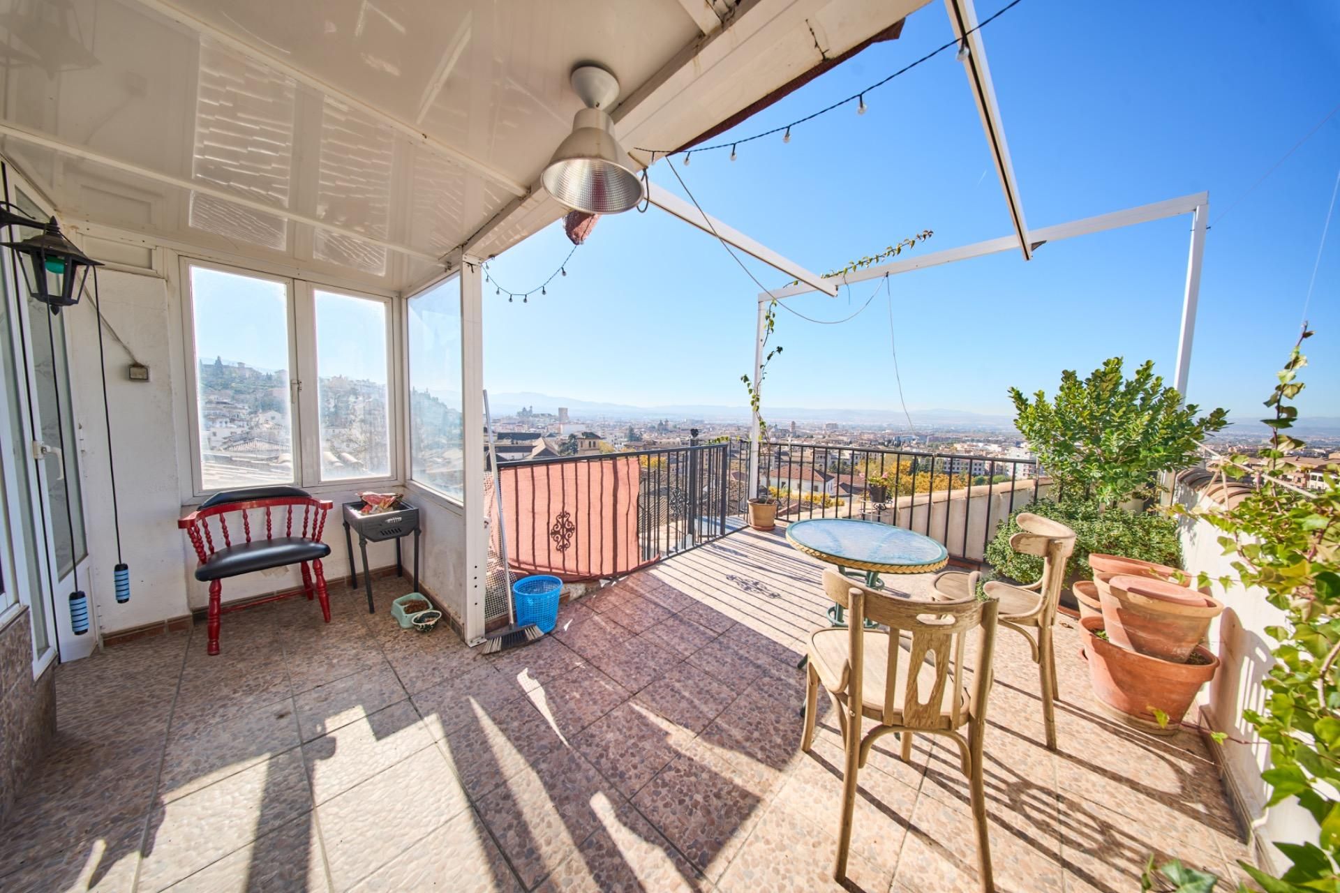 Terrassa de Casa adosada en venda en  Granada Capital amb Aire condicionat, Terrassa i Balcó