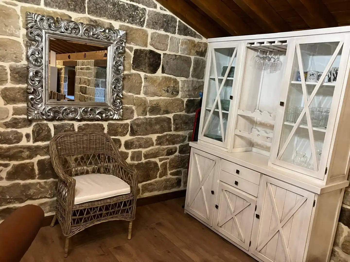 Comedor de Finca rústica en venta en San Pedro del Romeral con Calefacción, Jardín privado y Terraza