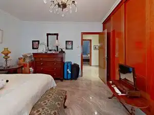 Bedroom of Houses for sale in El Escorial  with Heating, Private garden and Parquet flooring