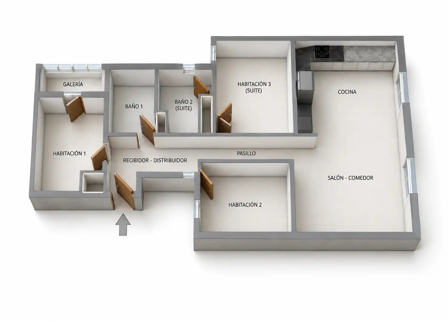 Piso en venta en Barcelona con Aire acondicionado, Calefacción y Parquet