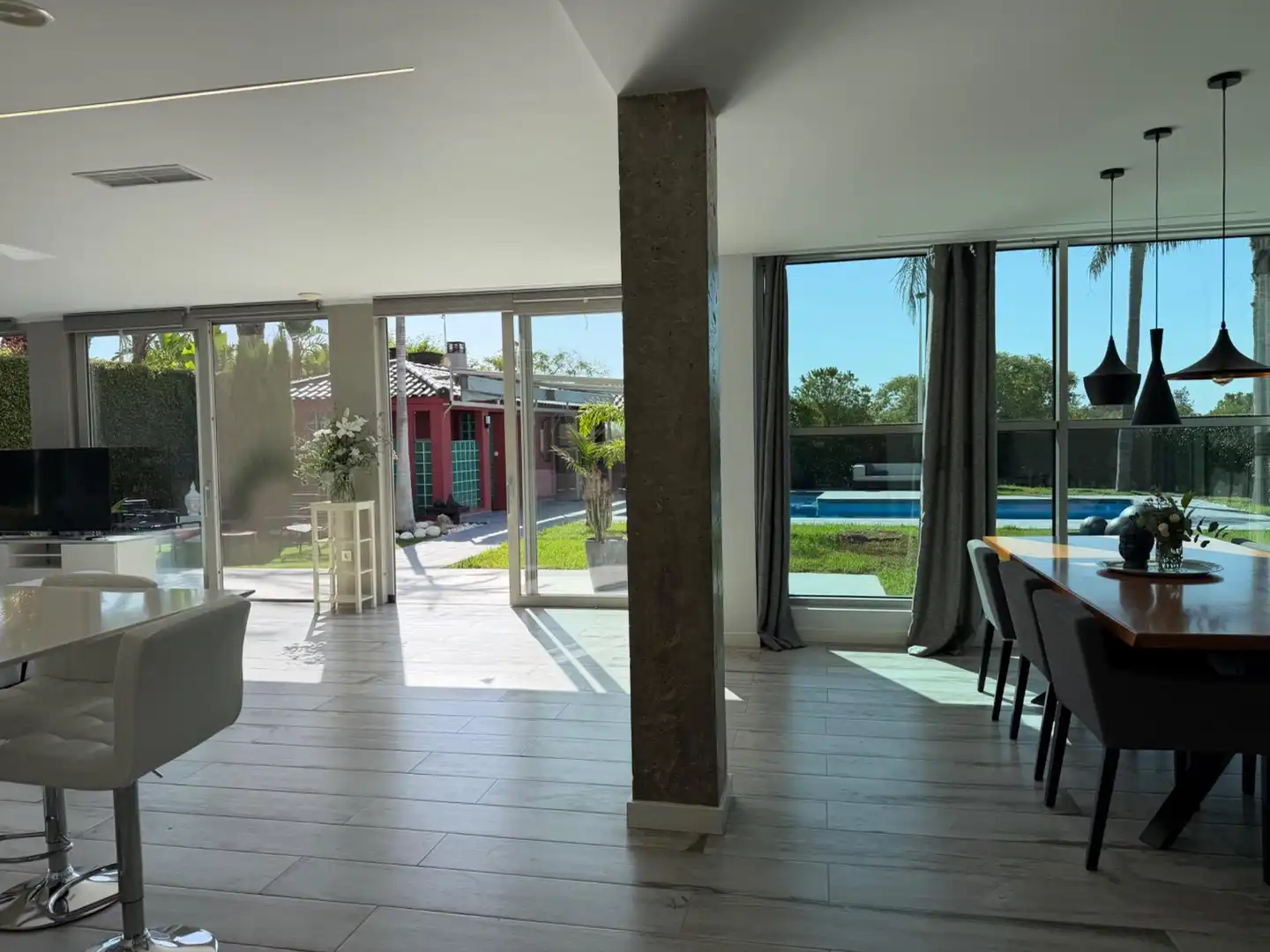 Comedor de Casa o chalet de alquiler en Elche / Elx con Aire acondicionado, Calefacción y Jardín privado