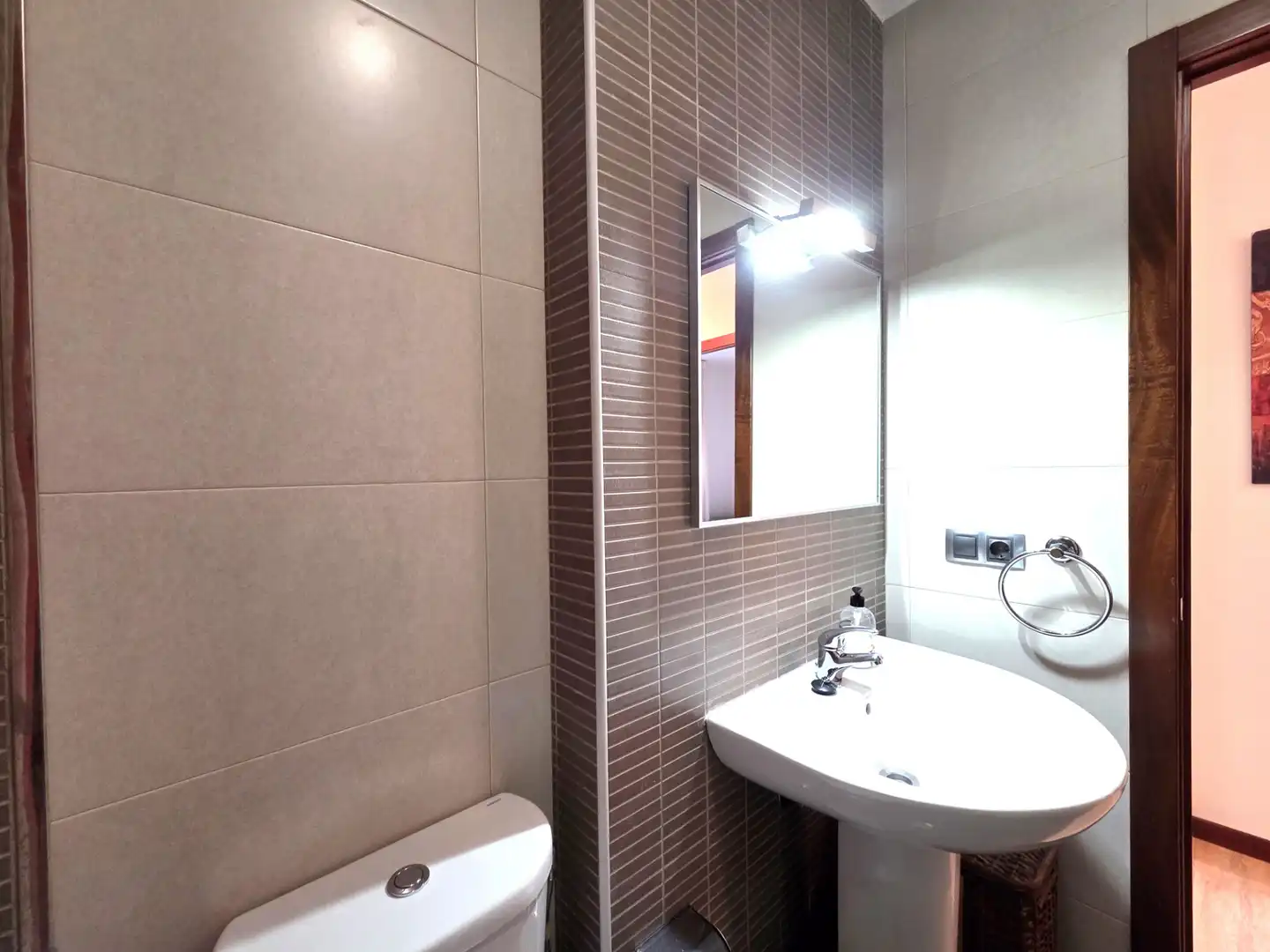 Badezimmer von Wohnungen zur Miete in Sanxenxo mit Terrasse, Möbliert und Ofen