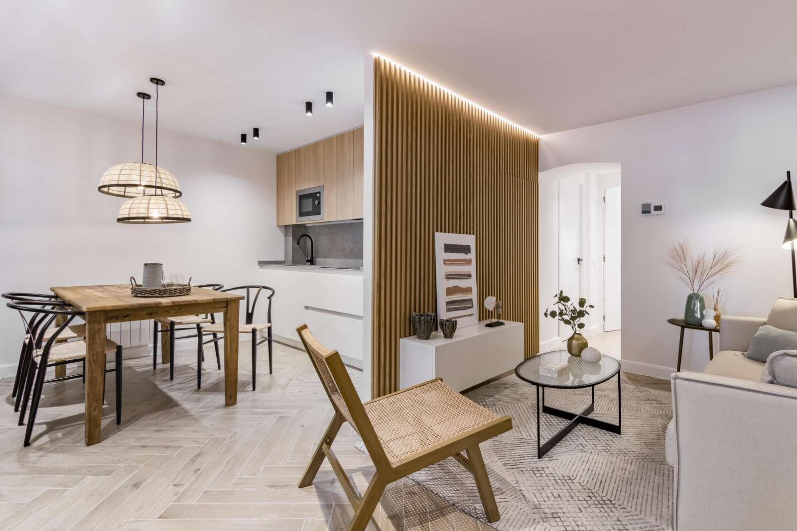 Cocina de Apartamento para compartir en  Madrid Capital con Aire acondicionado, Calefacción y Terraza