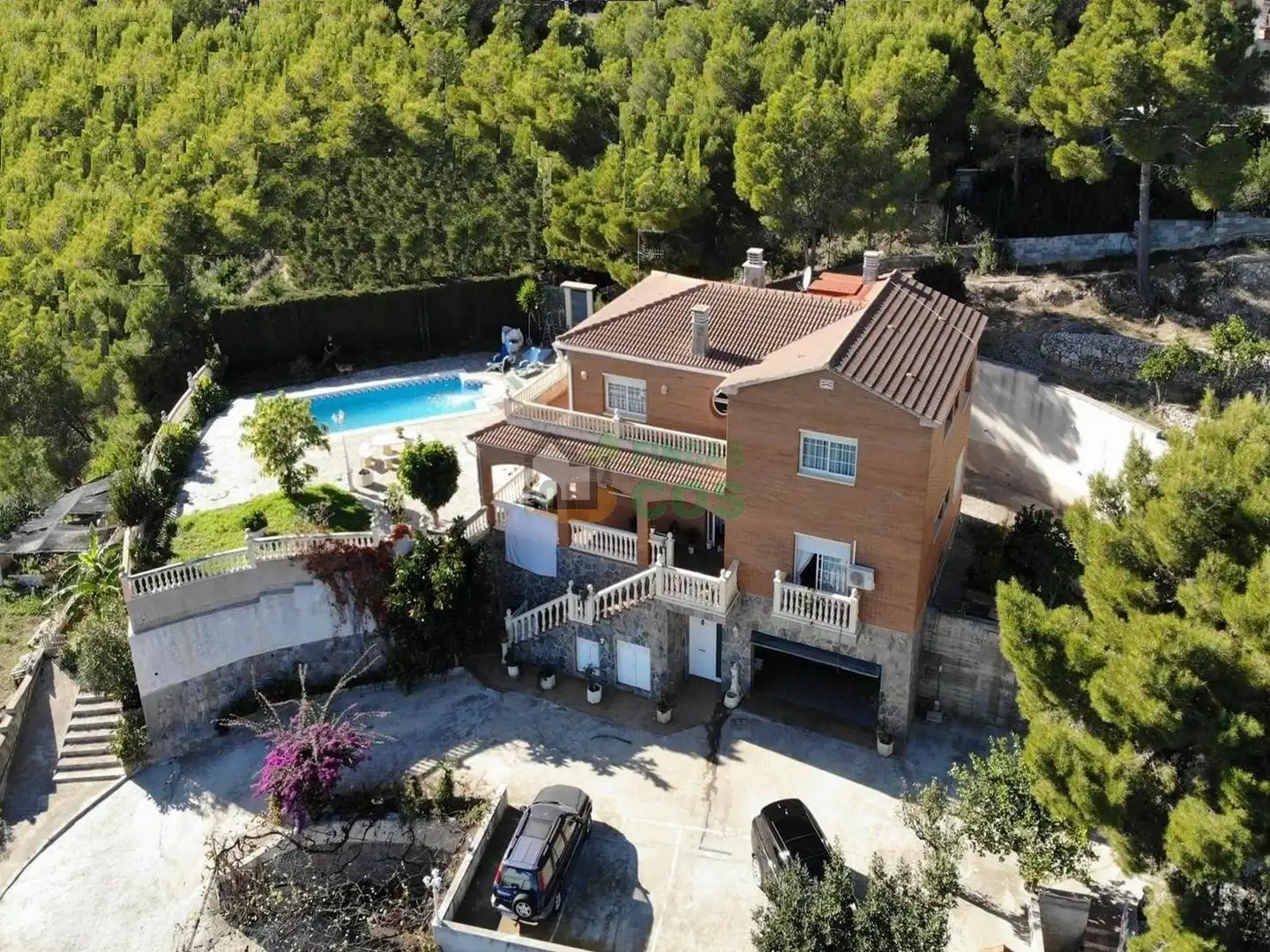 Vista exterior de Casa o chalet en venta en Cunit con Calefacción, Jardín privado y Terraza