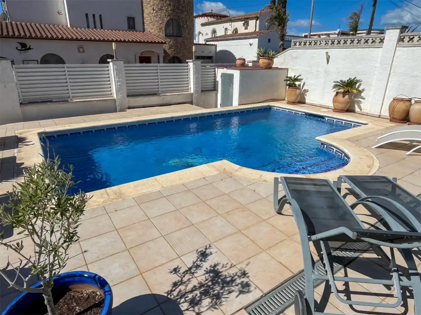 Swimming pool of Houses for sale in Carmençó