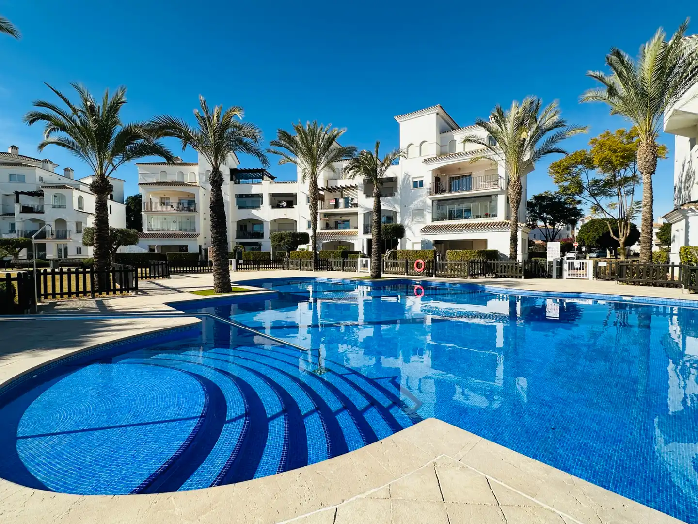Swimming pool of Flat for sale in Torre-Pacheco  with Air Conditioner, Storage room and Furnished