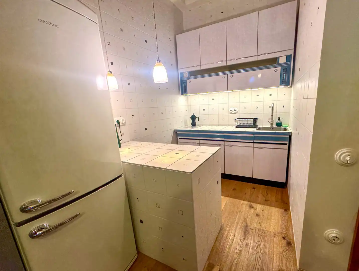 Kitchen of Lofts for sale in Barcelona  with Air Conditioner, Private garden and Parquet flooring