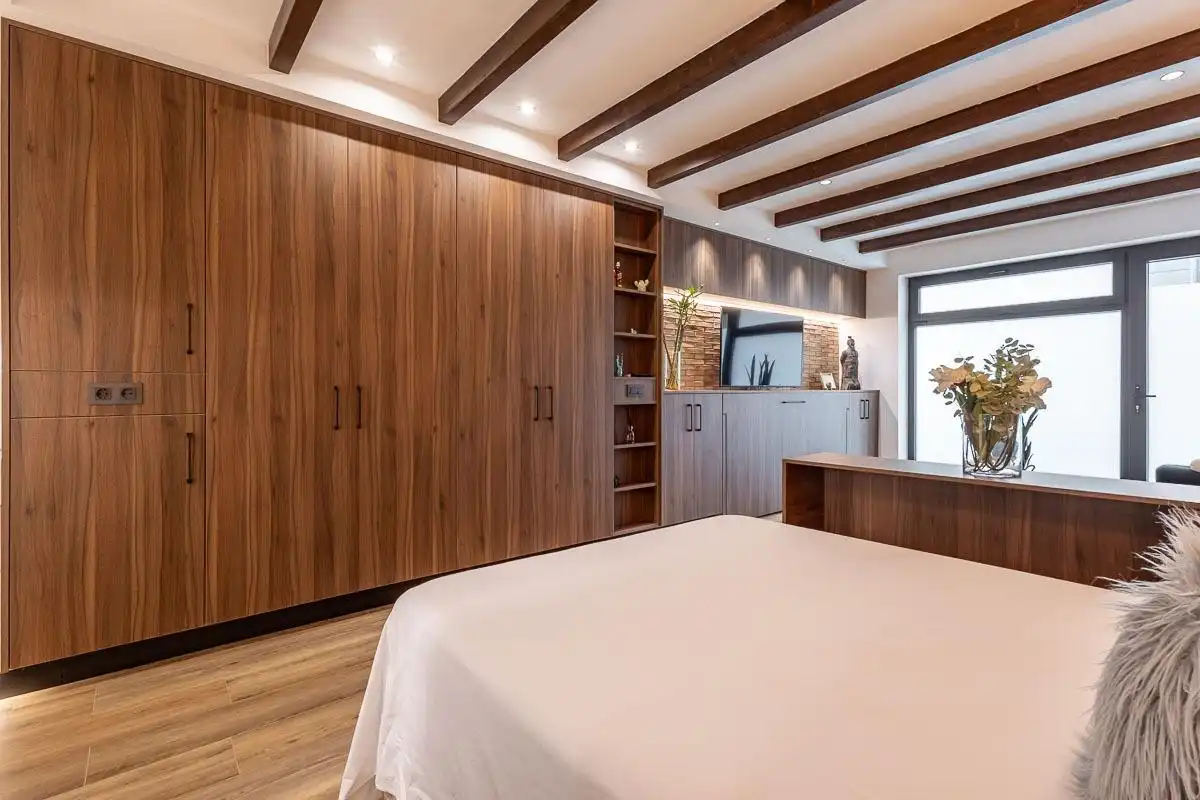 Schlafzimmer von Wohnung zur Miete in Granada mit Möbliert