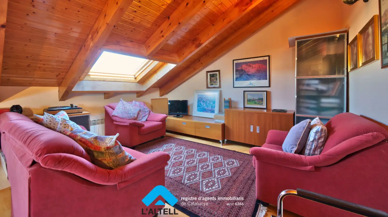 Sala de estar de Casa o chalet en venta en L'Ametlla del Vallès con Aire acondicionado, Calefacción y Jardín privado