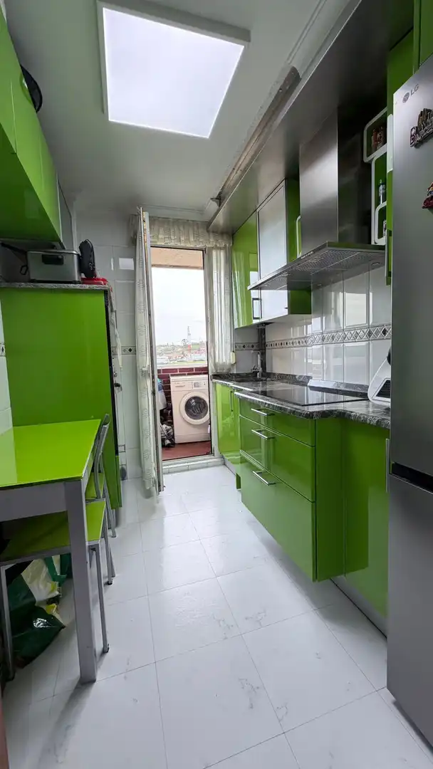 Küche von Wohnung zum Verkauf in Santander mit Parkett und Terrasse