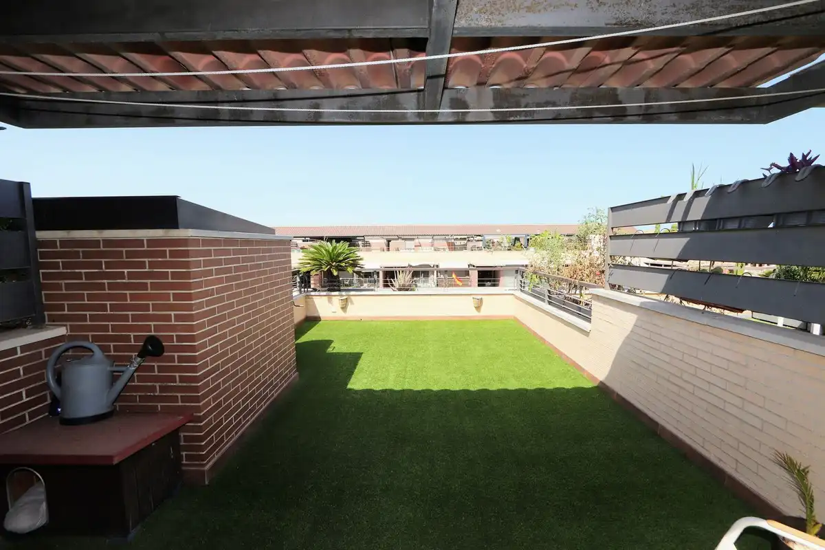 Terrace of Apartments for sale in San Javier  with Air Conditioner and Community pool