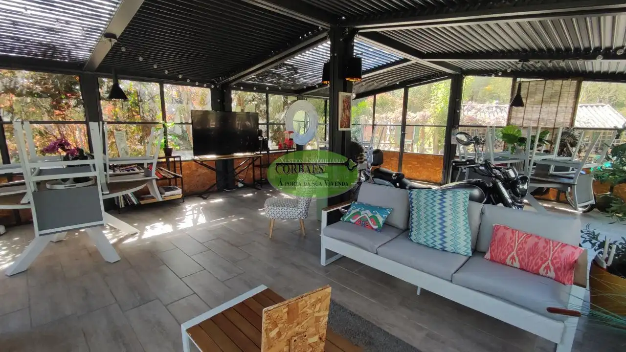 Terrasse von Geschaftsraum zum Verkauf in Taboadela mit Klimaanlage und Möbliert
