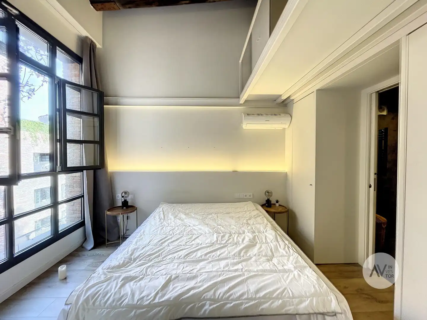 Habitación de Ático de alquiler en Barcelona con Aire acondicionado, Calefacción y Terraza