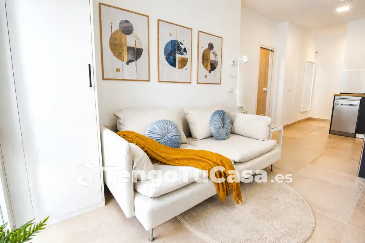 Sala de estar de Piso en venta en Madrid con Aire acondicionado, Calefacción y Amueblado