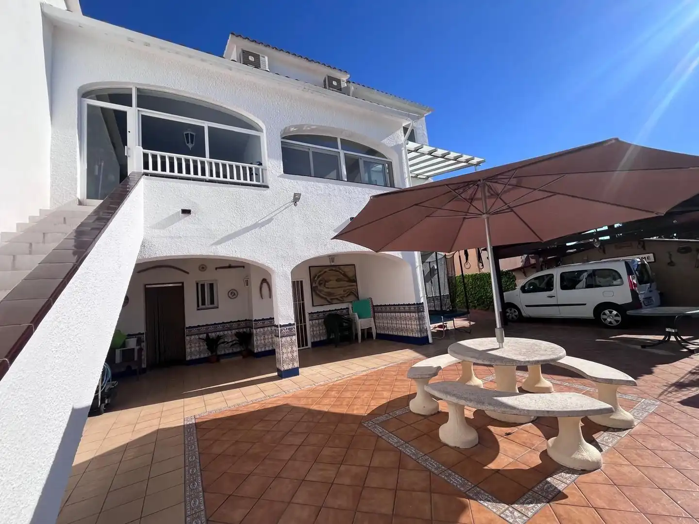 Exterior view of Houses for sale in Sant Pere de Ribes  with Air Conditioner, Heating and Swimming Pool