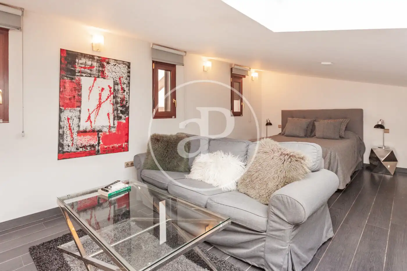 Sala d'estar de Casa o xalet en venda en Ciudalcampo amb Aire condicionat, Calefacció i Jardí privat