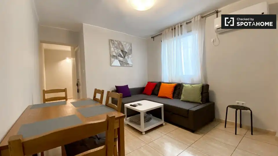 Sala de estar de Piso de alquiler en Mislata con Aire acondicionado, Calefacción y Amueblado