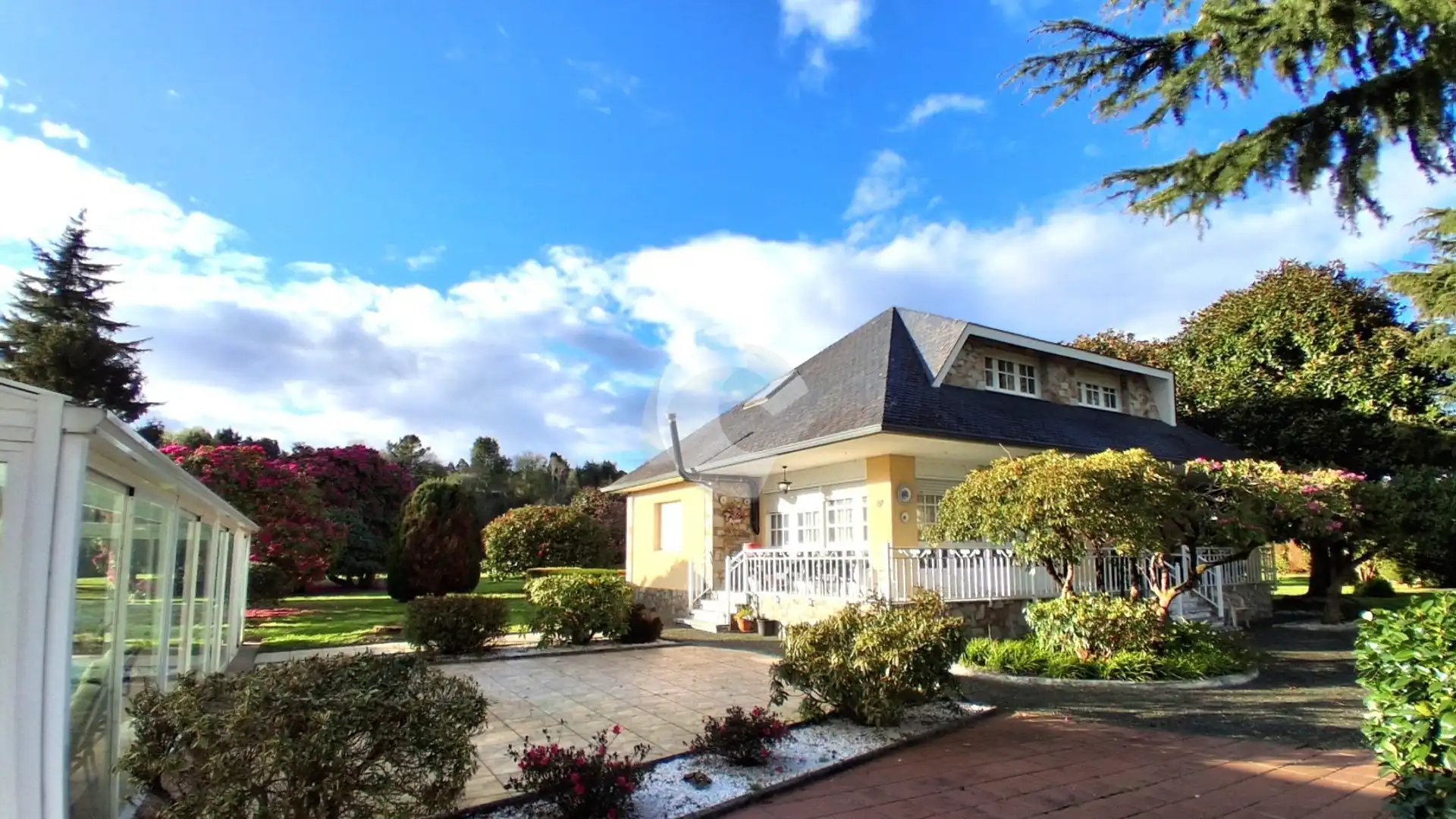 Vista exterior de Casa o xalet en venda en Abegondo