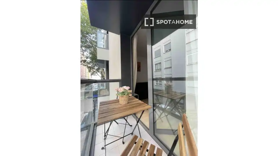 Terrasse von Wohnungen zur untervermieten in  Palma de Mallorca mit Klimaanlage, Terrasse und Möbliert
