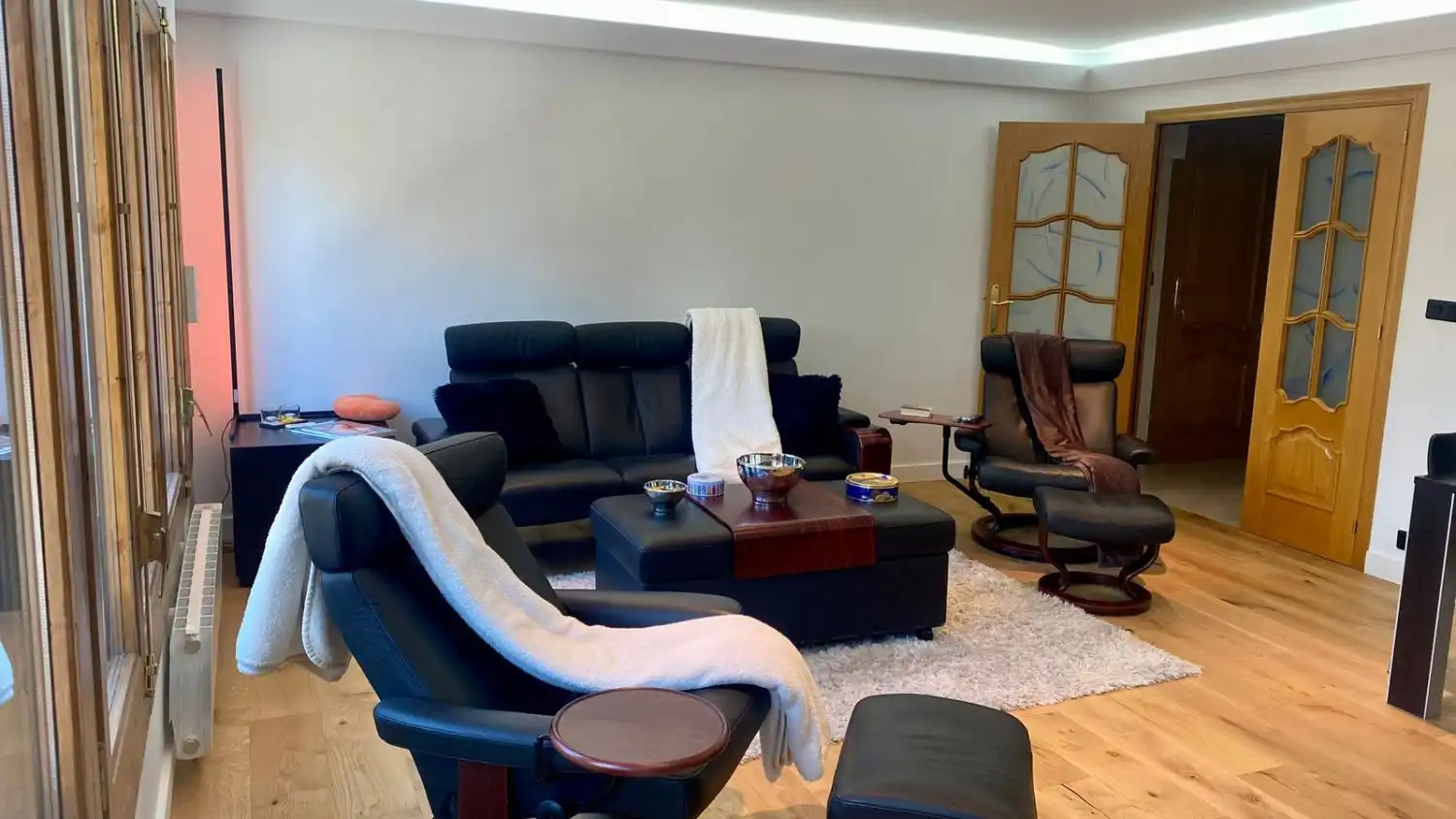 Sala d'estar de Pis en venda en Encamp amb Calefacció, Parquet i Moblat