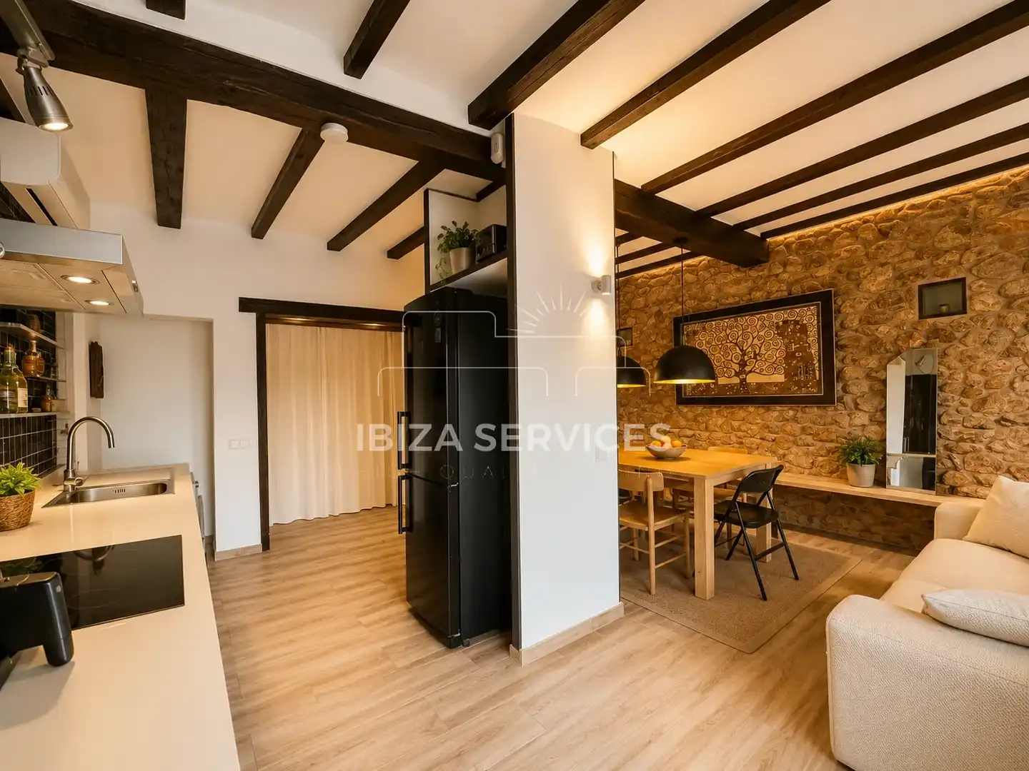 Kitchen of Flat for sale in Eivissa  with Air Conditioner