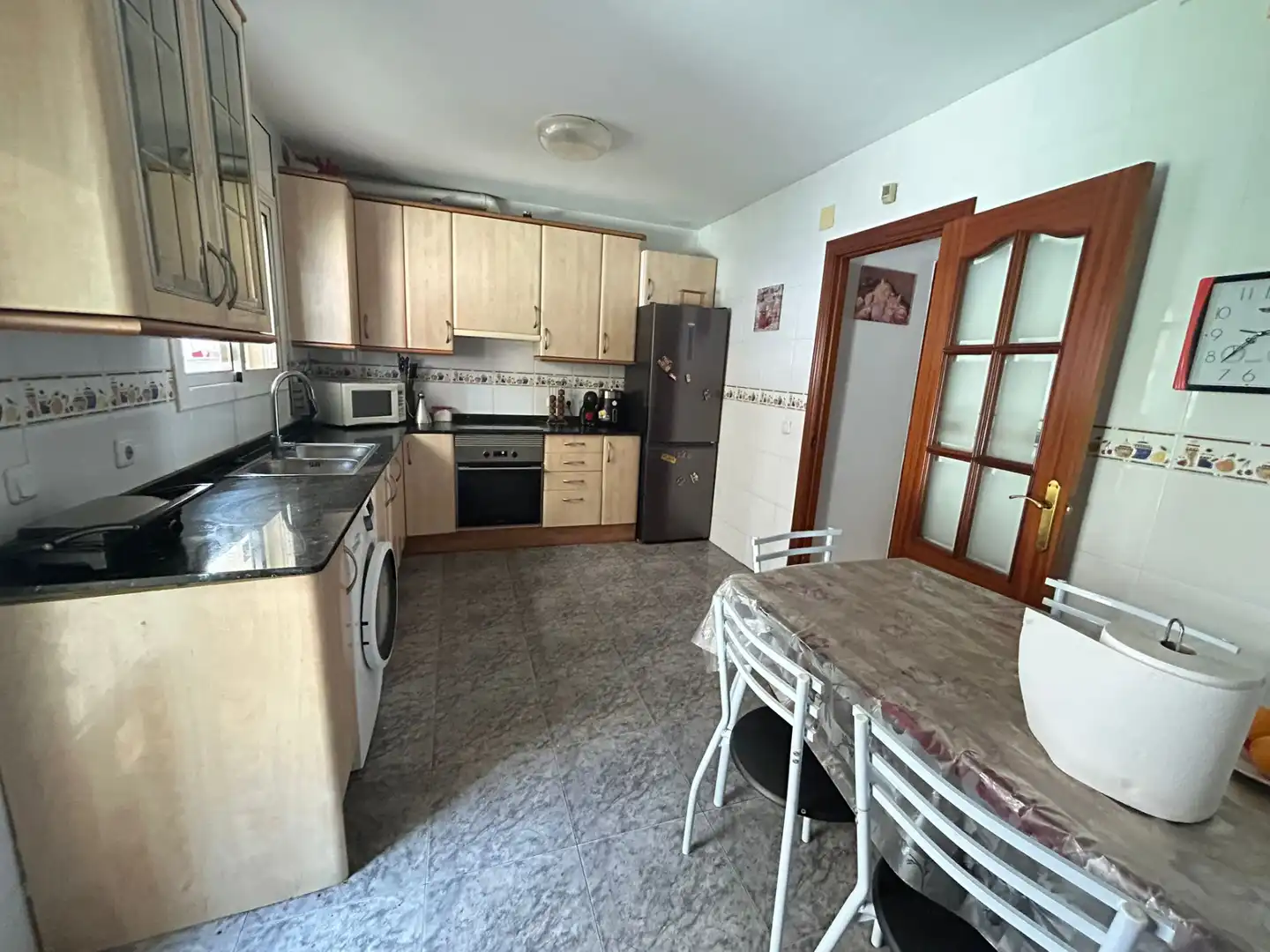 Kitchen of Houses for sale in Sant Adrià de Besòs  with Air Conditioner, Heating and Terrace