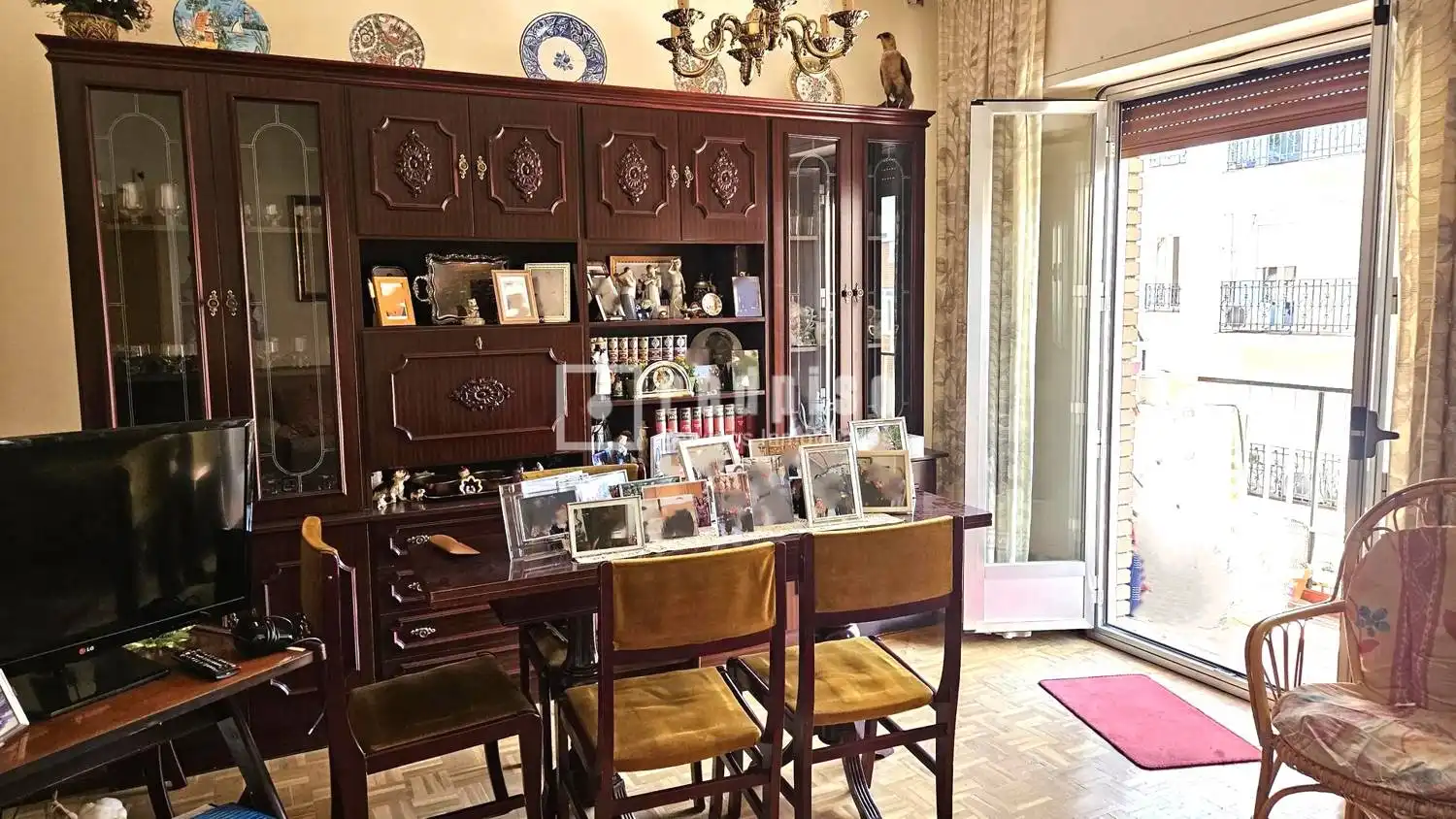 Dining room of Flat for sale in Madrid  with Heating, Parquet flooring and Terrace