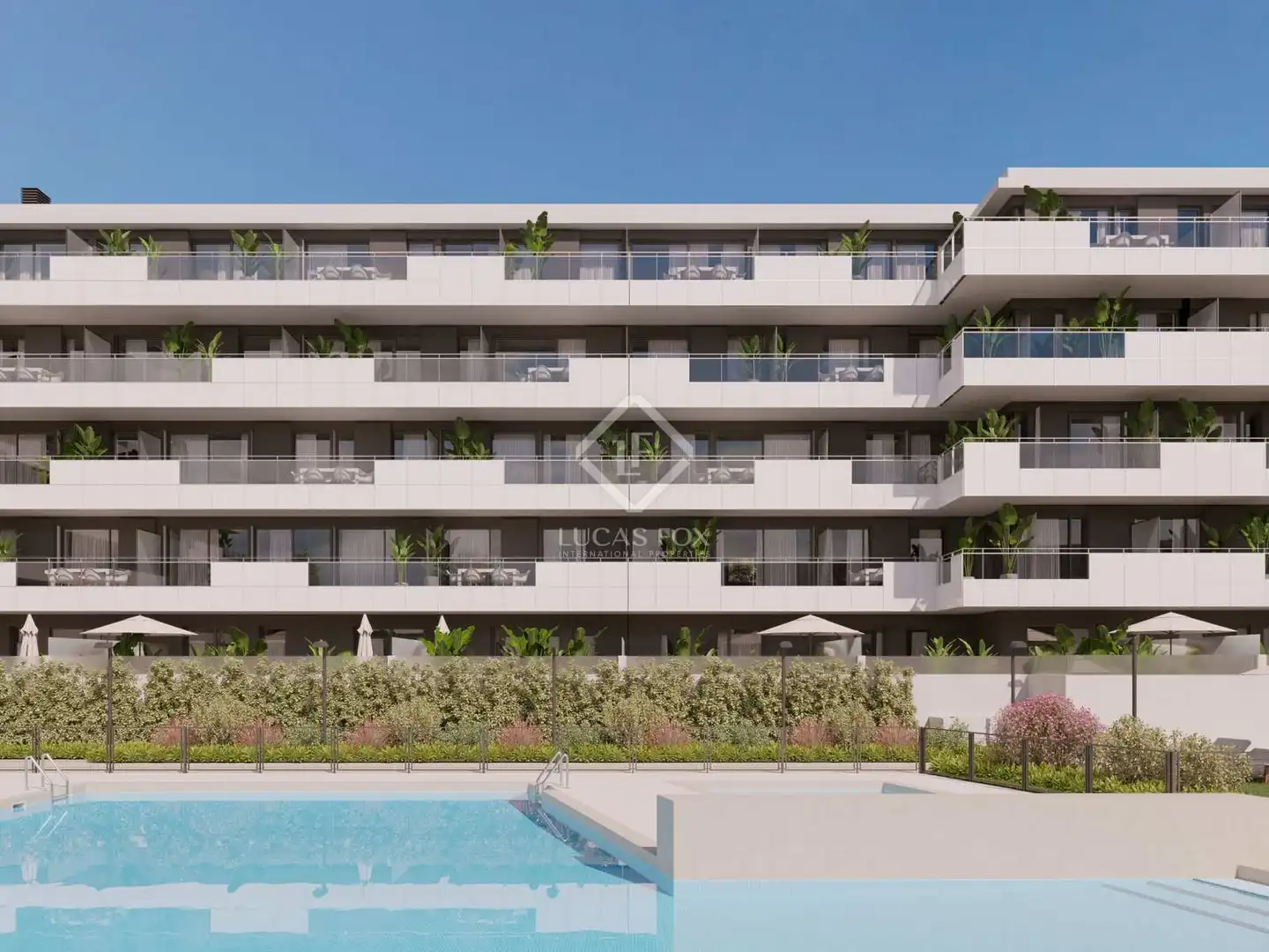 Vista exterior de Piso en venta en Eivissa con Aire acondicionado, Terraza y Piscina