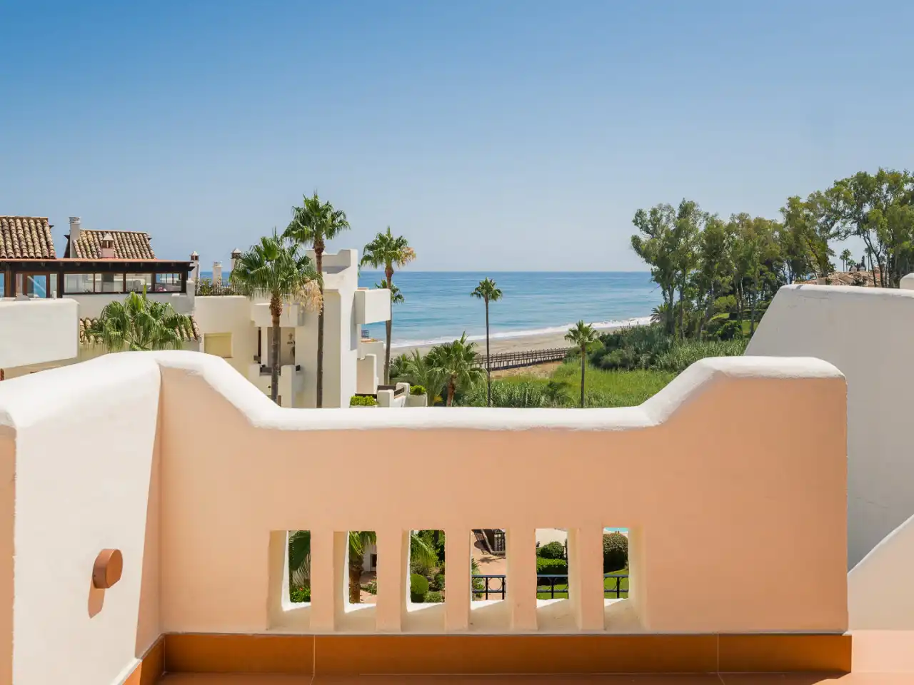 Terrace of Duplexes for sale in Estepona  with Air Conditioner, Heating and Terrace