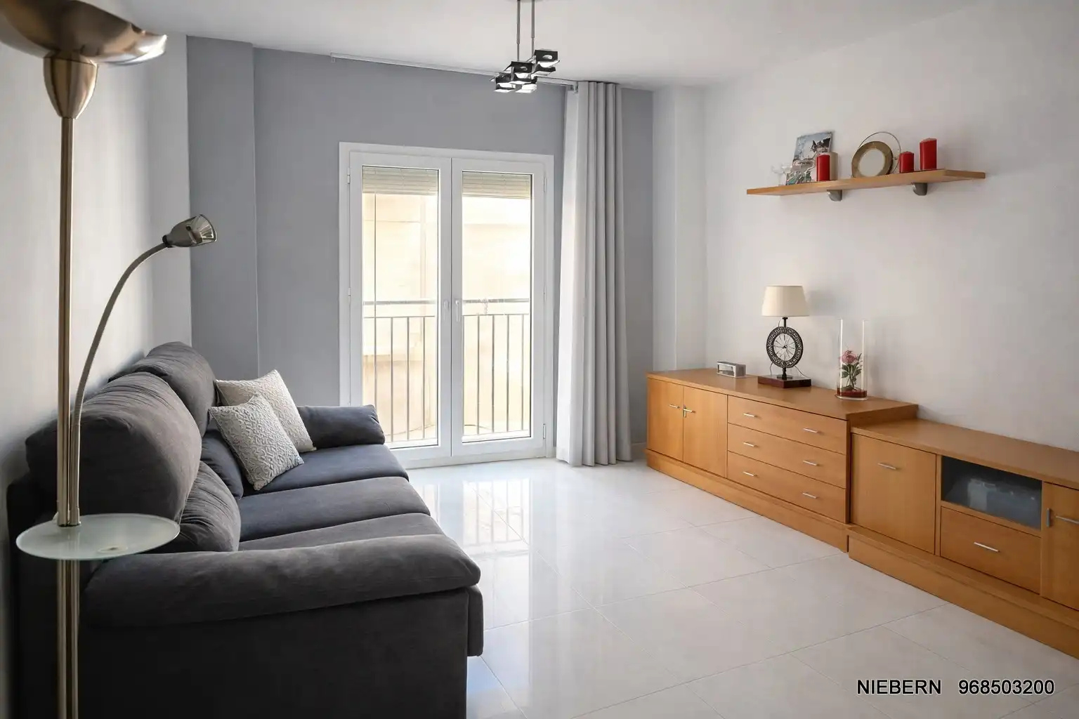 Living room of Flat for rent in Cartagena  with Furnished, Oven and Washing machine