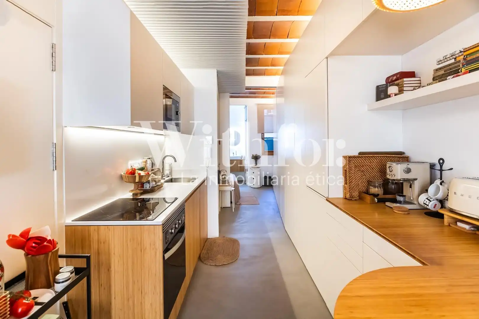 Cocina de Piso en venta en Barcelona con Aire acondicionado, Calefacción y Amueblado