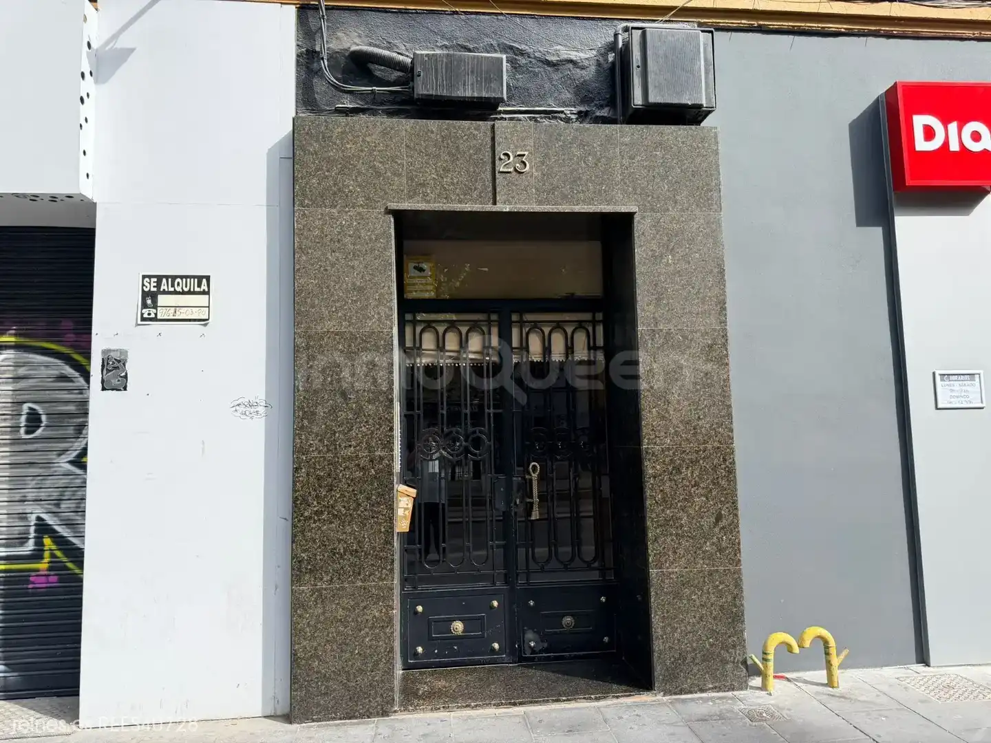 Vista exterior de Pis de lloguer en Zaragoza amb Calefacció i Moblat