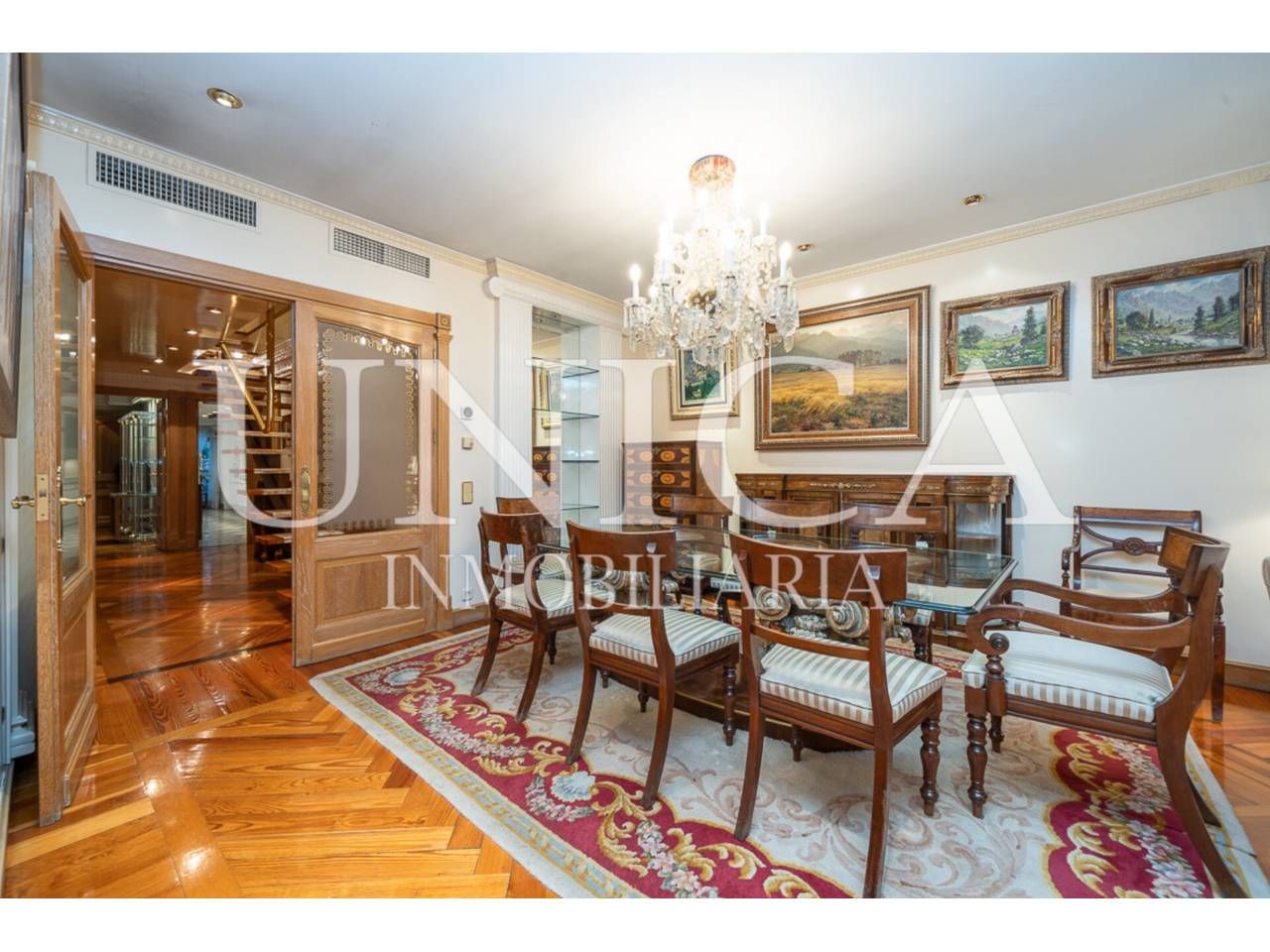 Menjador de Dúplex en venda en  Madrid Capital amb Aire condicionat, Calefacció i Terrassa