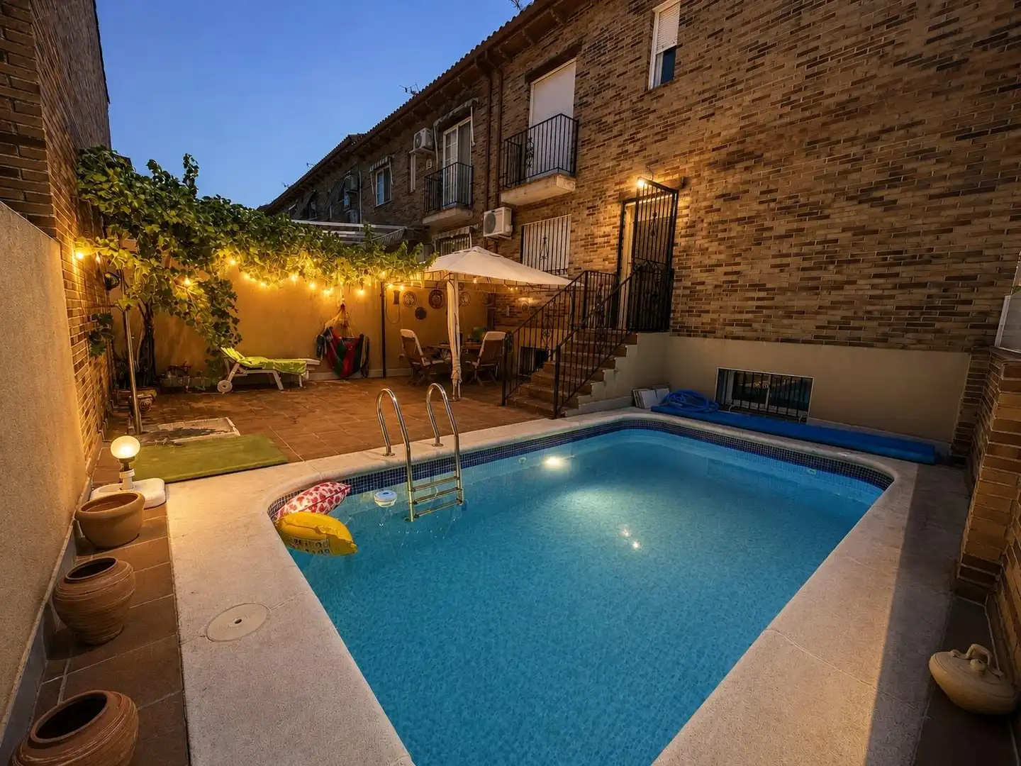 Swimming pool of Detached homes for sale in Arganda del Rey  with Heating, Terrace and Swimming Pool