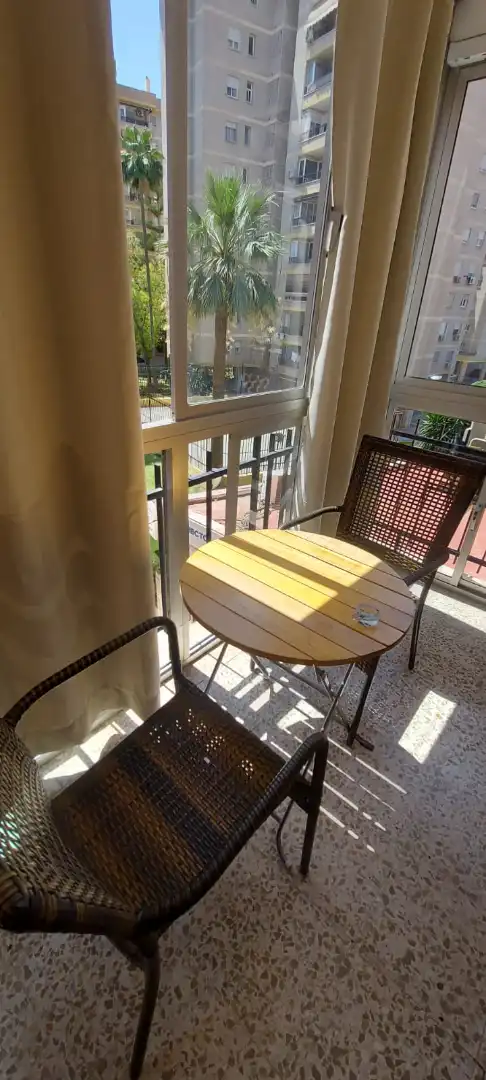 Terrasse von Wohnung zur untervermieten in Málaga mit Möbliert