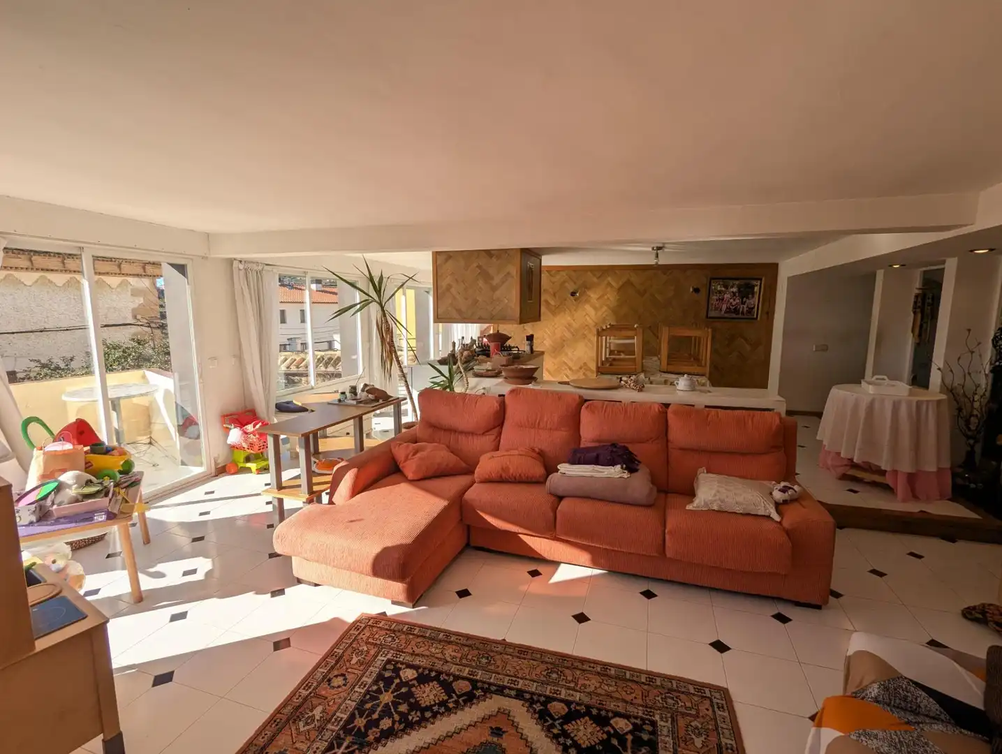 Sala de estar de Casa o chalet en venta en Aberin con Calefacción, Jardín privado y Piscina