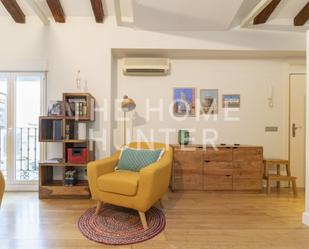 Living room of Attic to rent in  Madrid Capital  with Air Conditioner, Heating and Storage room