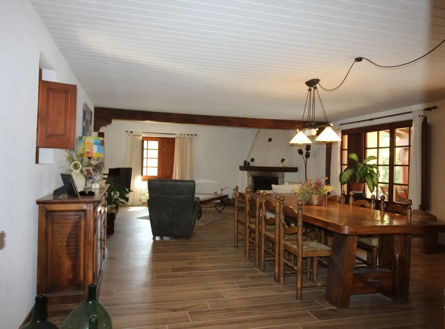 Dining room of Houses for sale in Darnius  with Heating, Terrace and Storage room