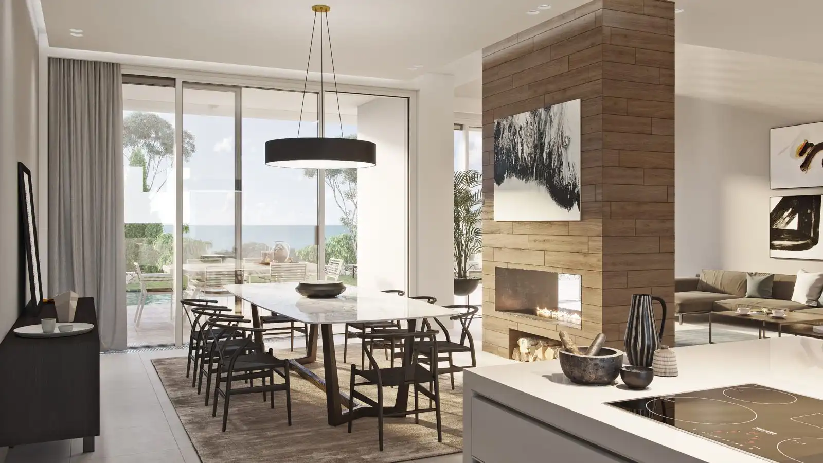 Comedor de Casa o chalet en venta en Marbella con Aire acondicionado, Calefacción y Terraza