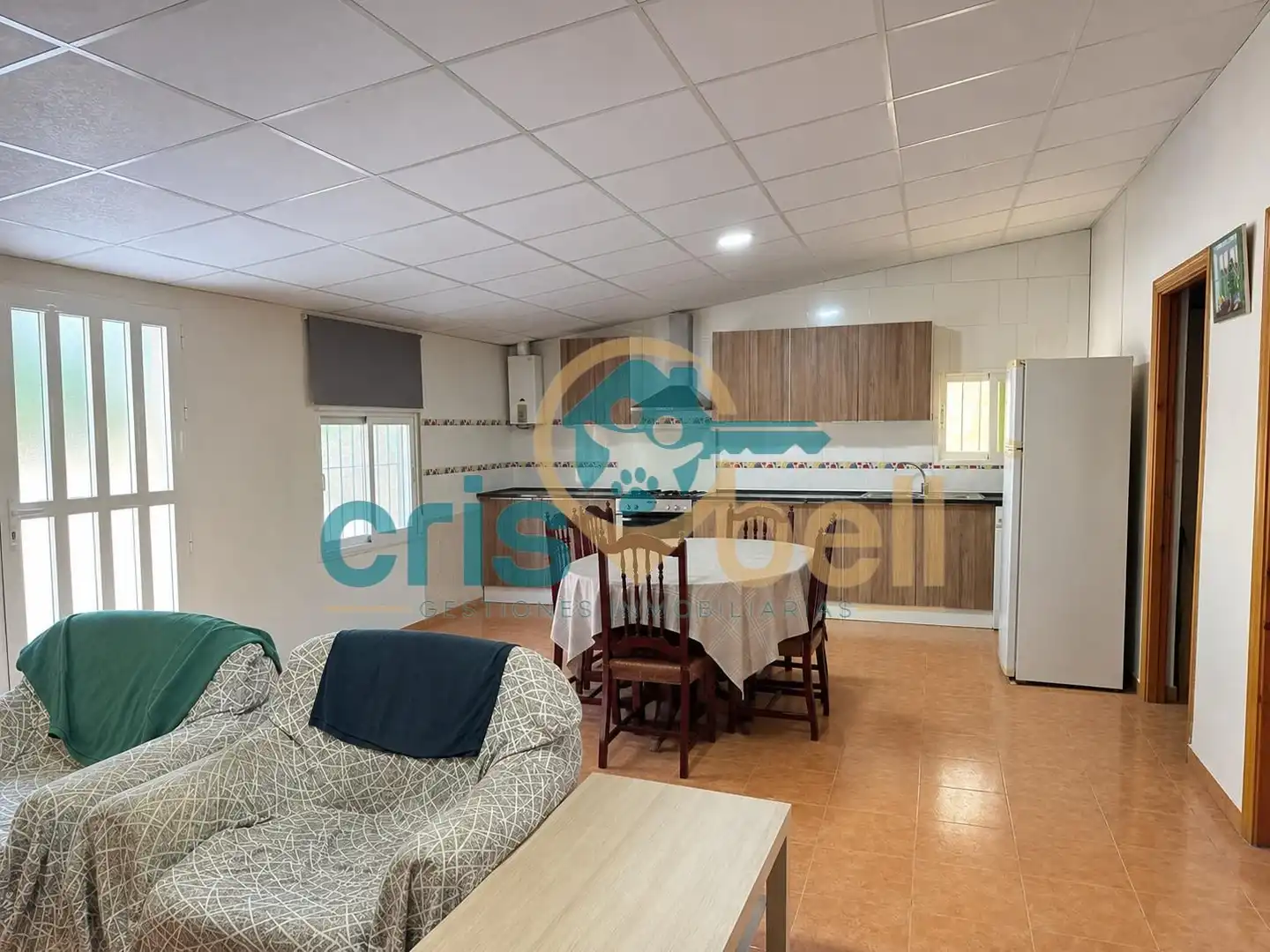 Cocina de Casa o chalet en venta en Lorca con Aire acondicionado, Jardín privado y Amueblado