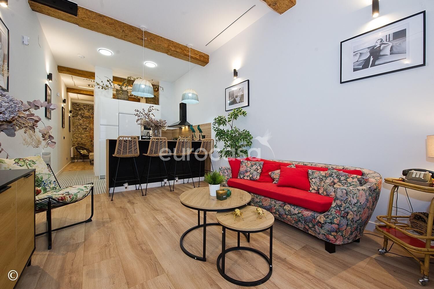 Sala d'estar de Apartament en venda en Santander amb Calefacció