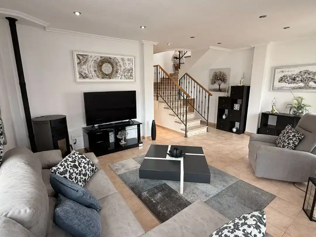Living room of Flat for sale in  Murcia Capital  with Air Conditioner, Swimming Pool and Balcony