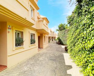 Exterior view of Single-family semi-detached for sale in Estepona  with Air Conditioner, Terrace and Storage room