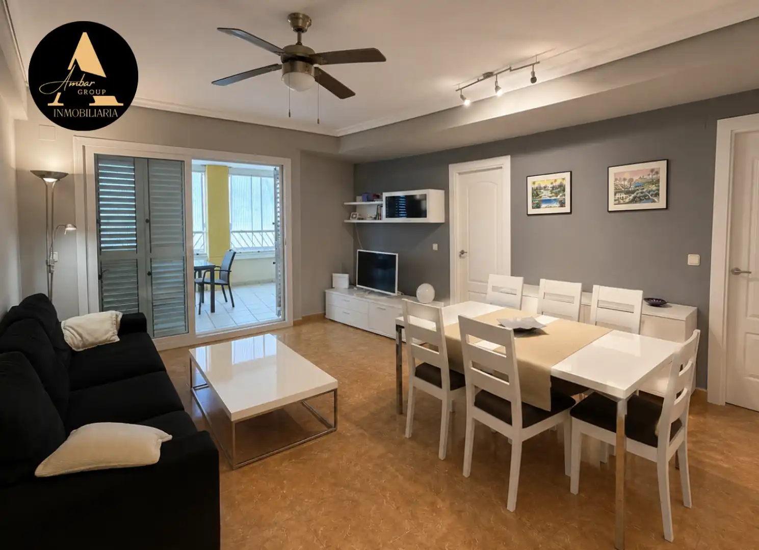Sala de estar de Piso de alquiler en Sagunto / Sagunt con Jardín privado, Terraza y Amueblado