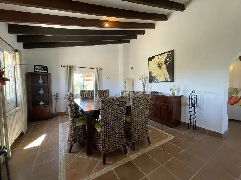 Comedor de Finca rústica en venta en Llucmajor con Aire acondicionado, Calefacción y Jardín privado