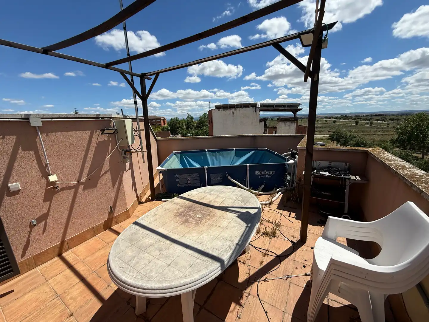 Terrace of Flat for sale in Lleida  with Air Conditioner, Heating and Parquet flooring