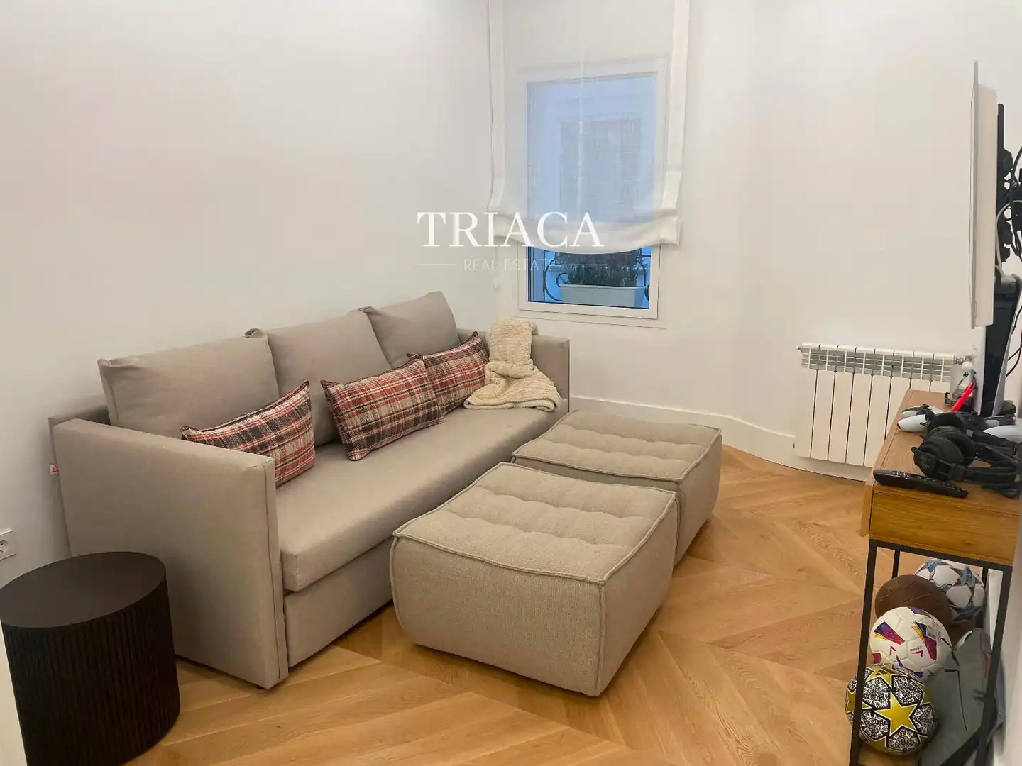 Sala de estar de Piso en venta en Madrid con Aire acondicionado, Calefacción y Parquet