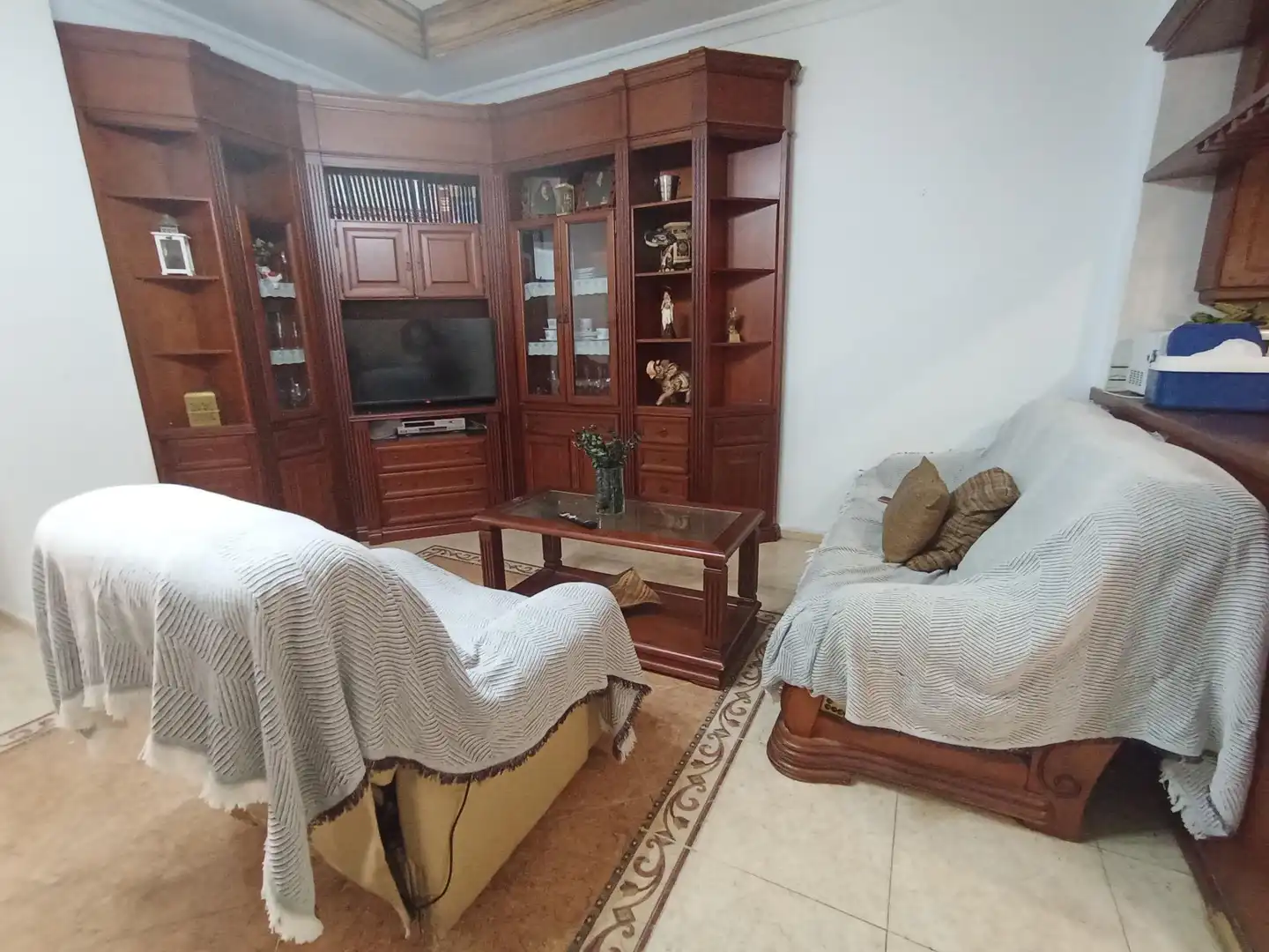 Sala d'estar de Casa o xalet en venda en Dos Hermanas amb Aire condicionat, Terrassa i Traster