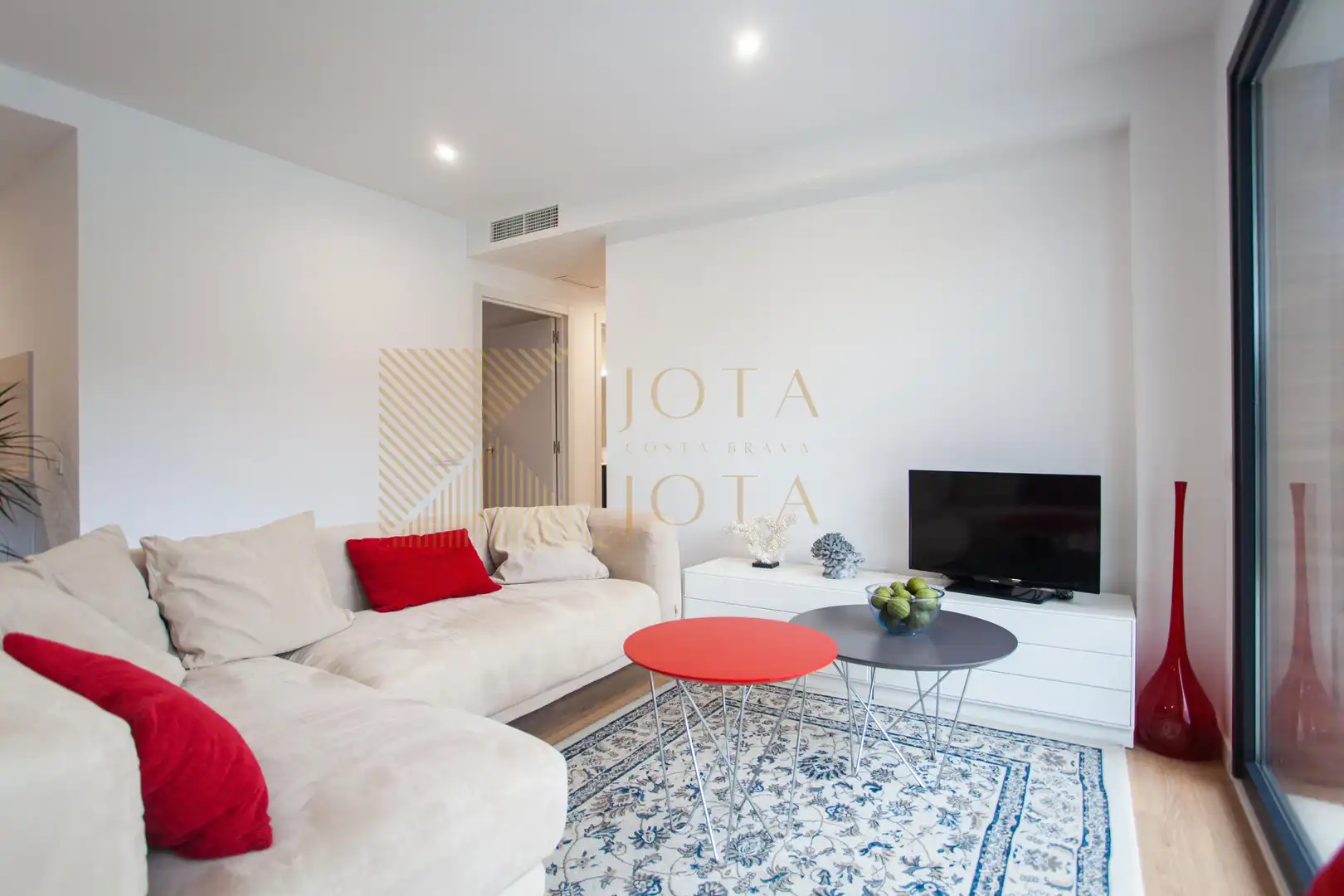 Sala de estar de Casa o chalet en venta en Vidreres con Aire acondicionado, Jardín privado y Parquet