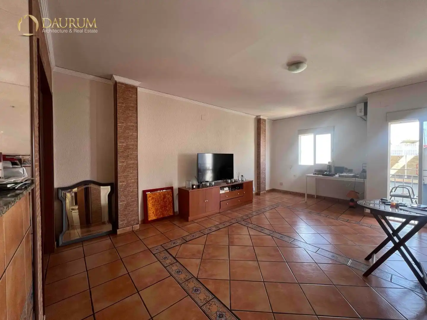 Living room of Flat for sale in La Pobla Llarga  with Air Conditioner and Terrace